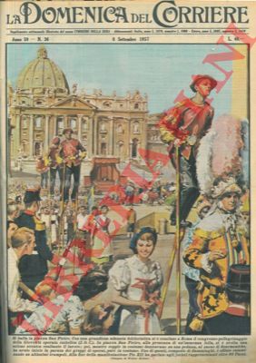 MOLINO W. - - Con una grandiosa adunata folcloristica si  concluso a Roma il congresso - pellegrinaggio della Giovent Operaia Cattolica.