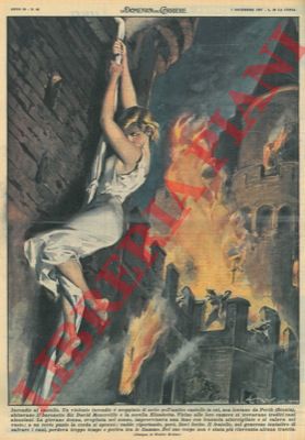 MOLINO W. - - Un violento incendio  scoppiato di notte nell'antico castello in cui abitavano il baronetto Sir David Moncreiffe e la sorella Elisabetta.