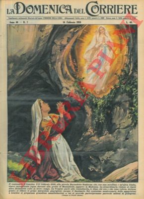 MOLINO W. - - Nel centesimo anniversario delle apparizioni a Lourdes si preparano grandiose manifestazioni.