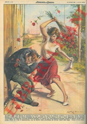 MOLINO W. - - Ragazza aggredita mentre si reca da una parente con un mazzo di rose, usa i fiori come arma. Il mascalzone si da alla fuga.