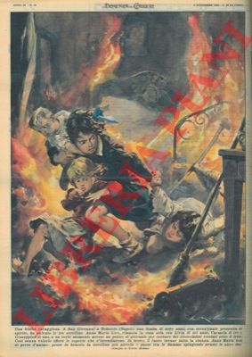 MOLINO W. - - A S. Giovanni a Teduccio, una bimba di nove anni che, senza volerlo provoca un incendio, salva le tre sorelline passando tra le fiamme.