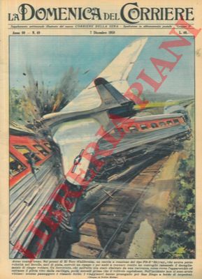 MOLINO W. - - Aereo va a cozzare contro un treno causando il deragliamento di cinque vetture.