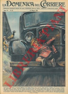 MOLINO W. - - Bambina di due anni e mezzo  seduta sul paraurti dell'auto del padre, che senza accorgersi di lei, sale sulla macchina e parte.