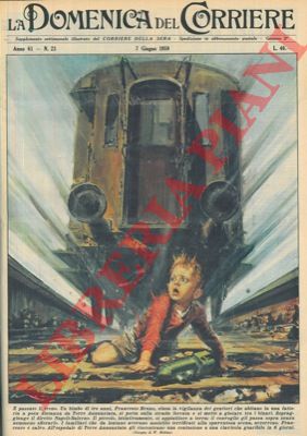 MOLINO W. - - Treno passa sopra un bimbo di tre anni, che stava giocando sui binari, senza nemmeno sfiorarlo.