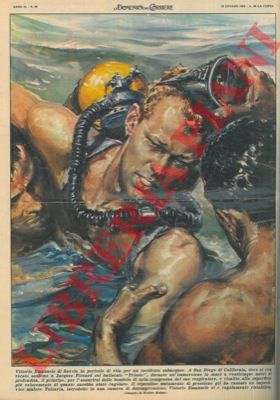MOLINO W. - - Vittorio Emanuele di Savoia in pericolo di vita per un incidente subacqueo.