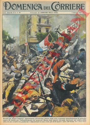 MOLINO W. - - Fanatici appartenenti all'estrema destra sono insorti elevando barricate nel centro di Algeri.