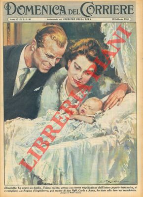 MOLINO W. - - La Regina d'Inghilterra, gi madre di due figli, Carlo e Anna, ha dato alla luce un maschietto.
