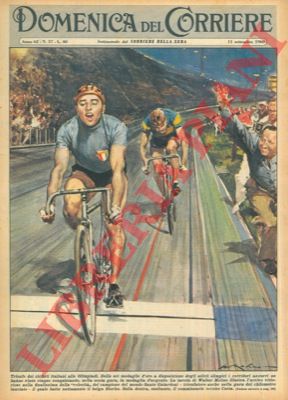 MOLINO W. - - I ciclisti italiani vincono cinque medaglie d'oro alle Olimpiadi.