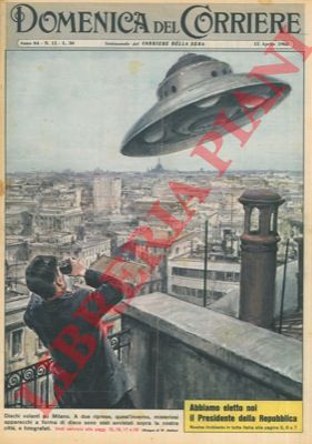 MOLINO W. - - Misteriosi apparecchi a forma di disco sono stati avvistati su Milano, e fotografati.