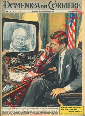 MOLINO W. - - Sembra sia allo studio l'installazione di una linea telefonica diretta tra la Casa Bianca e il Cremlino affinch Kennedy e Kruscev possano comunicare direttamente in ogni momento della giornata.
