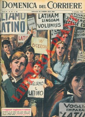 MOLINO W. - - Inchiesta fra gli studenti delle scuole medie e dei licei raggiunge la conclusione che i ragazzi vogliono il latino.