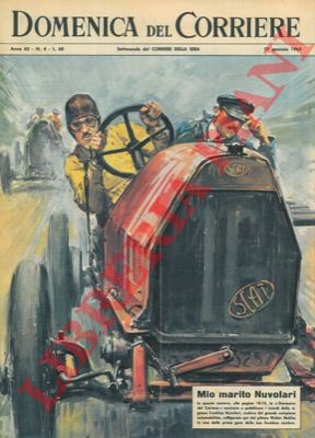MOLINO W. - - Nuvolari in una delle prime gare della sua favolosa carriera.