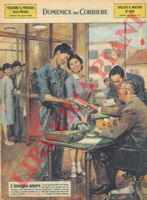 MOLINO W. - - In una fabbrica di Tokio, operai e operaie che comunicano di essere innamorati a vicenda ricevono un assegno mensile di 500 yen.