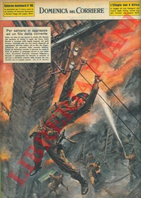 MOLINO W. - - Vigile del fuoco salito sul tetto di una cascina in preda alle fiamme scivolava riuscendo ad aggrapparsi ad un filo percorso dalla corrente elettrica.