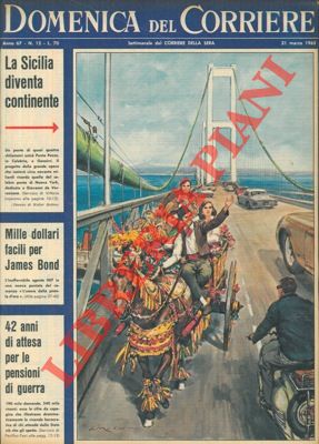 MOLINO W. - - Un ponte di quasi quattro chilometri unir Punta Pezzo, in Calabria, a Ganzirri.