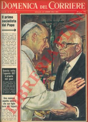 MOLINO W. - - Per la prima volta un esponente socialista italiano, Pietro Nenni, viene ricevuto dal Papa.
