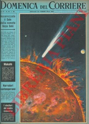 MOLINO W. - - Avvistata a 500 mila chilometri a sud-est del Sole la cometa Ikeya Seki.