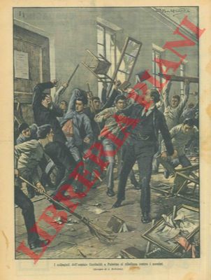 BELTRAME A. - - I collegiali dell'Ospizio Garibaldi si ribellano contro i maestri.