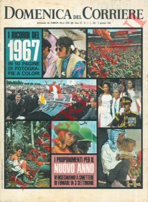 - - Tavola fotografica con collage degli avvenimenti del 1967.