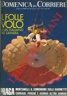 - - Il folle volo di un italiano nel Sahara.