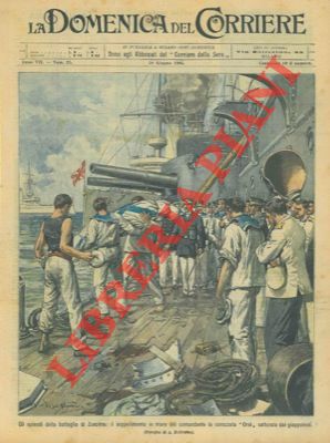 BELTRAME A. - - Seppellimento in mare del comandante della corazzata Orel catturata dai giapponesi.