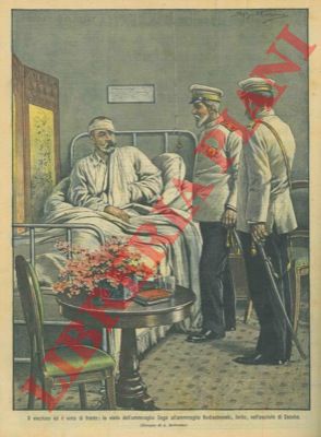 BELTRAME A. - - Visita dell'ammiraglio Togo all'ammiraglio Rodiestvenski, ferito, nell'ospedale di Sasebo.