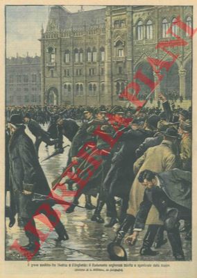 BELTRAME A. - - Grave conflitto fra Austria e Ungheria: il Parlamento ungherese sciolto e sgombrato dalle truppe.