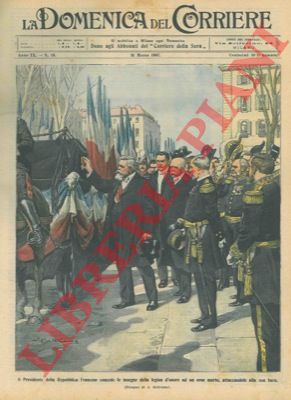 BELTRAME A. - - Il Presidente della Repubblica Francese concede le insegne della Legion d'Onore ad un eroe morto.