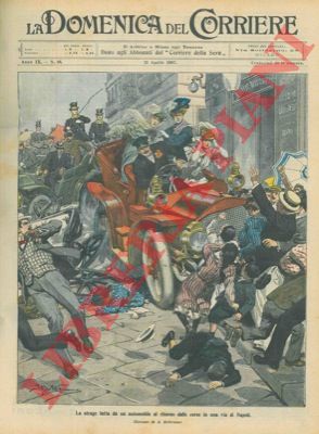 BELTRAME A. - - Strage fatta da un automobile per le vie di Napoli.