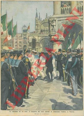 BELTRAME A. - - Il trasporto dei resti delle spoglie di Sebastiano Veniero a Venezia.