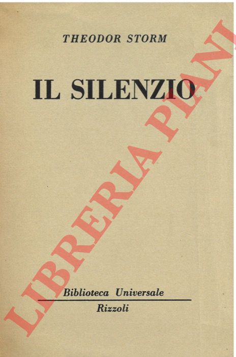 STORM Theodor - - Il silenzio.