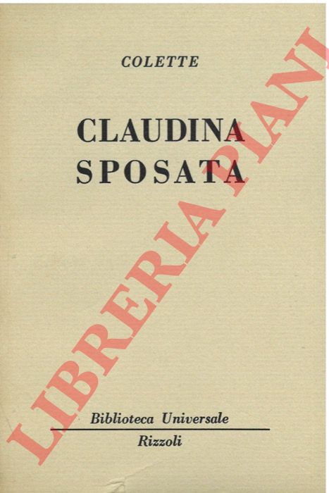 COLETTE - - Claudina sposata.