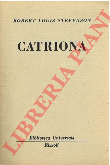 STEVENSON Robert Louis - - Catriona.