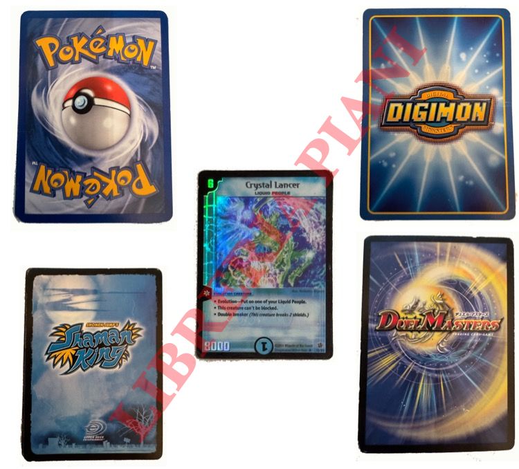 - - Lotto di carte da gioco varie. Digimon, Shaman King, Duel Monster, Pokemon, Magic The Gamering.