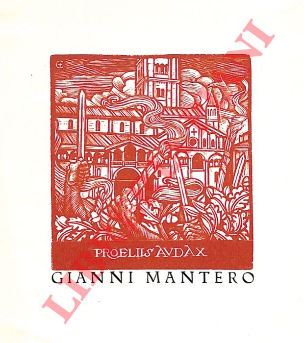 CISARI Giulio - - Ex libris Gianni Mantero.
