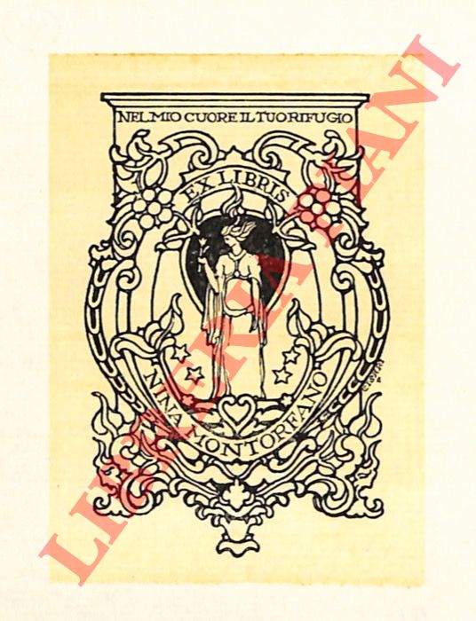 CISARI Giulio - - Ex libris Nina Montorfano.