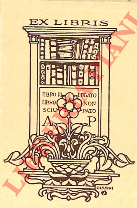 CISARI Giulio - - Ex libris A.P.