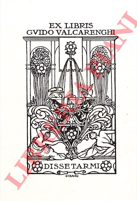 CISARI Giulio - - Ex libris Guido Valcarenghi.