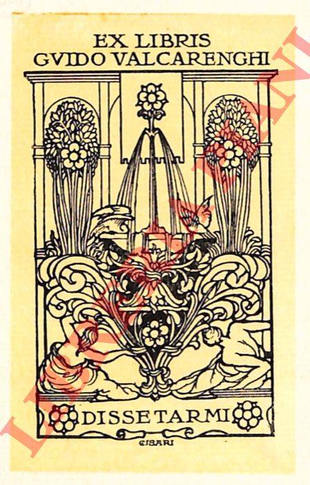 CISARI Giulio - - Ex libris Guido Valcarenghi.