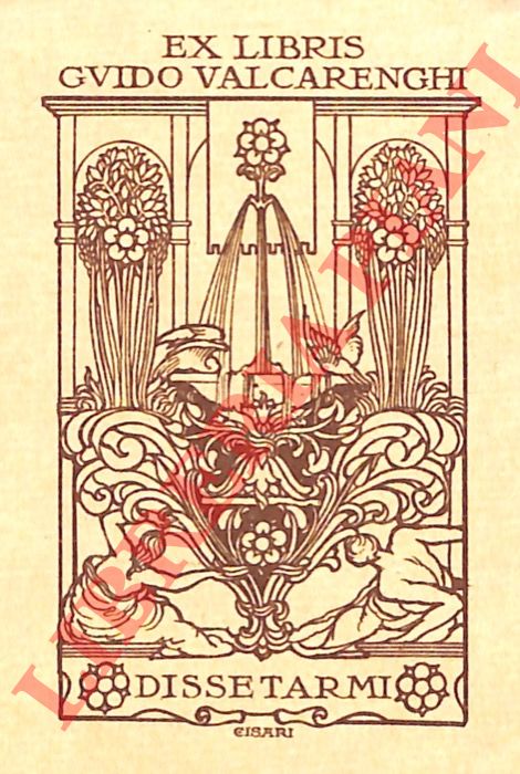 CISARI Giulio - - Ex libris Guido Valcarenghi.
