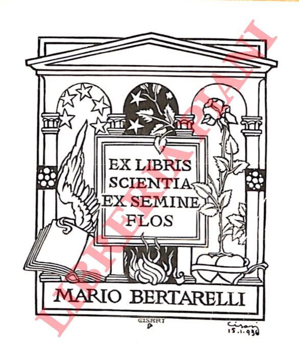 CISARI Giulio - - Ex libris Mario Bertarelli.
