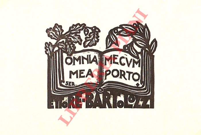SERVOLINI Luigi - - Ex libris Ettore Bartolozzi.