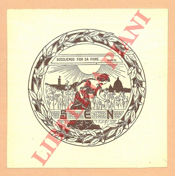 BALLARINI Ernesto - - Ex libris SEN.