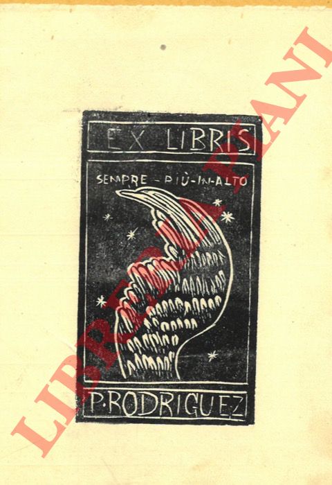 BRANCA Remo - - Ex libris P. Rodriguez.