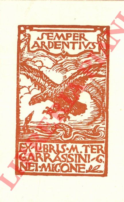 CAMMARATA MONTEVERDE Maria Cecilia - - Ex libris M. Tergarrassini Nei Micone.