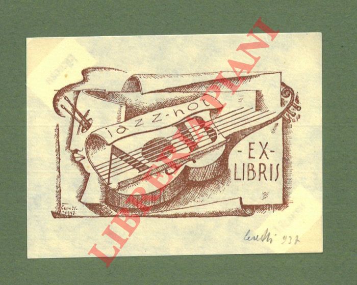 CERETTI - - Ex libris A.B: violoncello.
