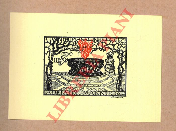 CIPRIANI Gino - - Ex libris Adelaide Manni Reale.