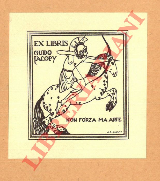 D'ANNA Anna Beatrice - - Ex libris Guido Jacopy.