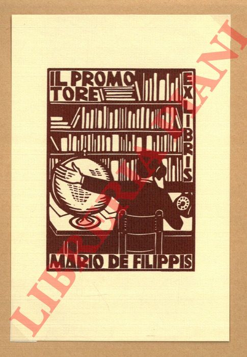 DE FILIPPIS Mario - - Ex libris Mario De Filippis.