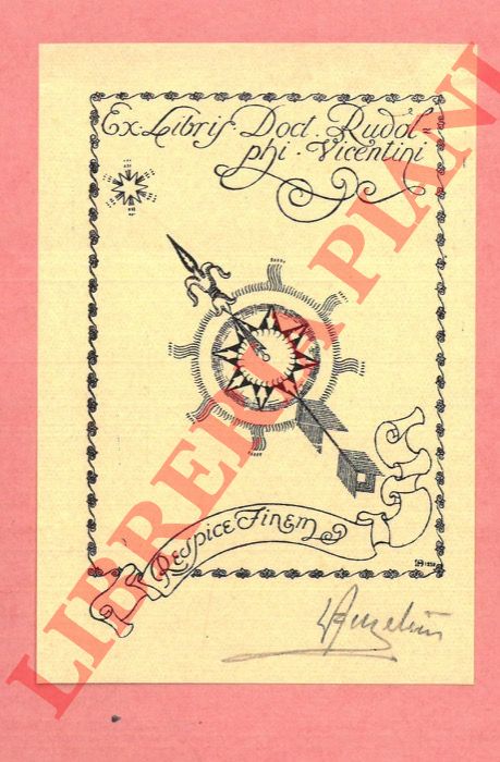 ANGELINI Luigi - - Ex libris Doct. Rudolphi Vicentini.